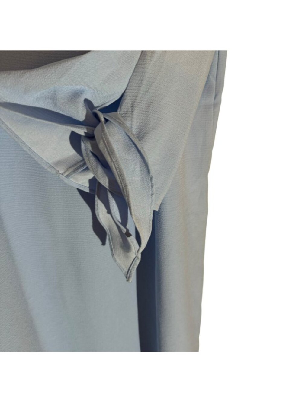 Appleseeds Womens Blue Dress 24W With Sleeve Ties Dress - Picture 6 of 12